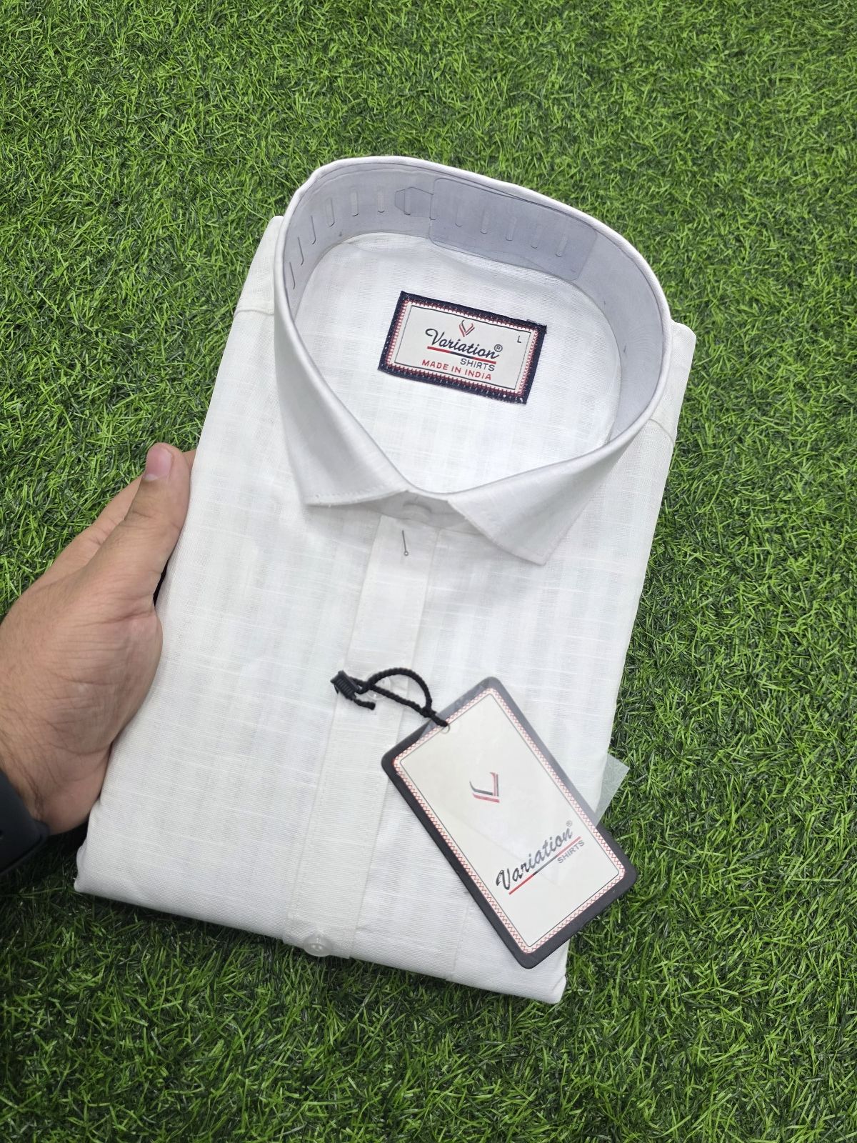 Variation Papper Cotton Stripes Men's Shirts