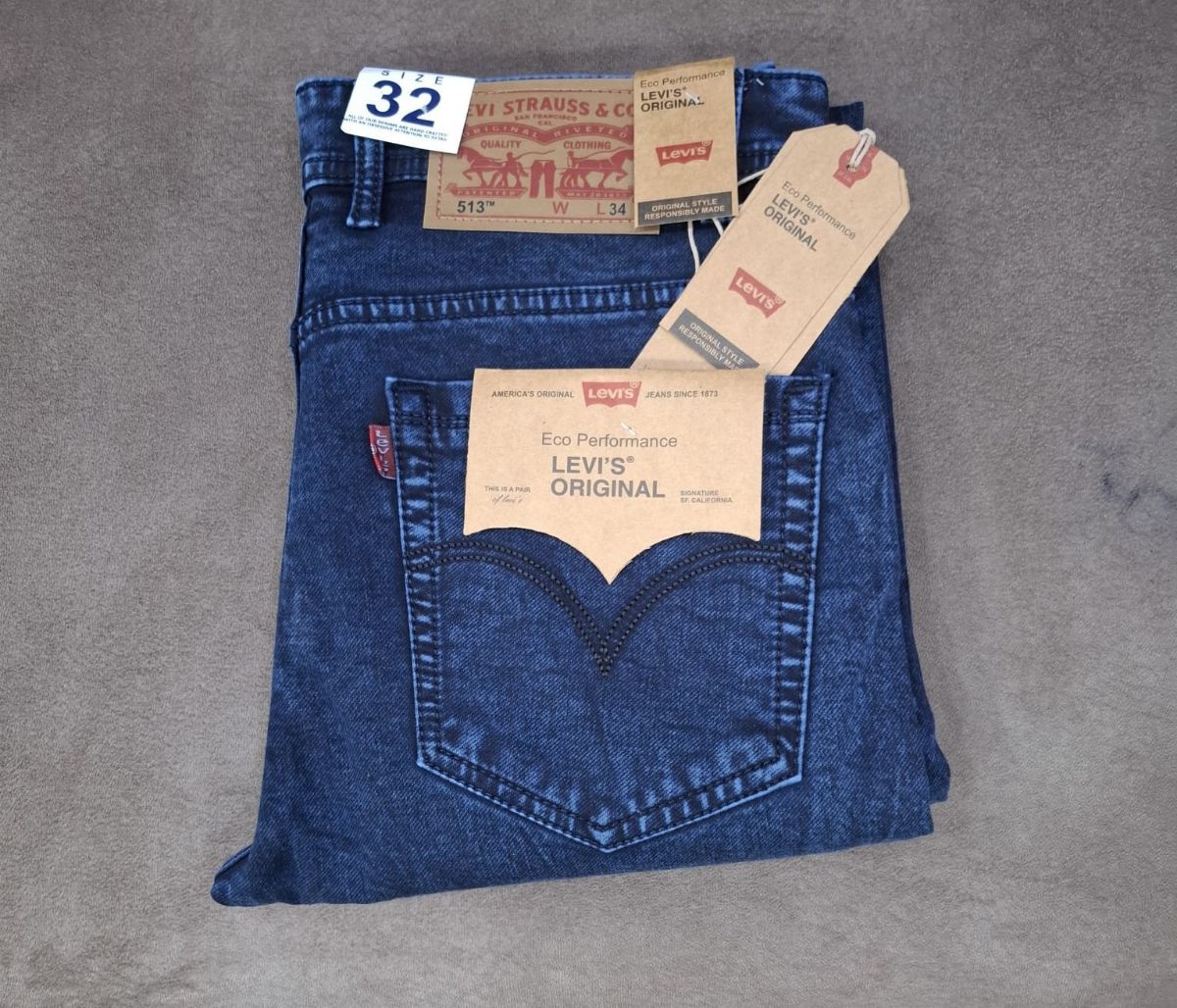 Men's Denim Jeans By Mac Hardy-Blue