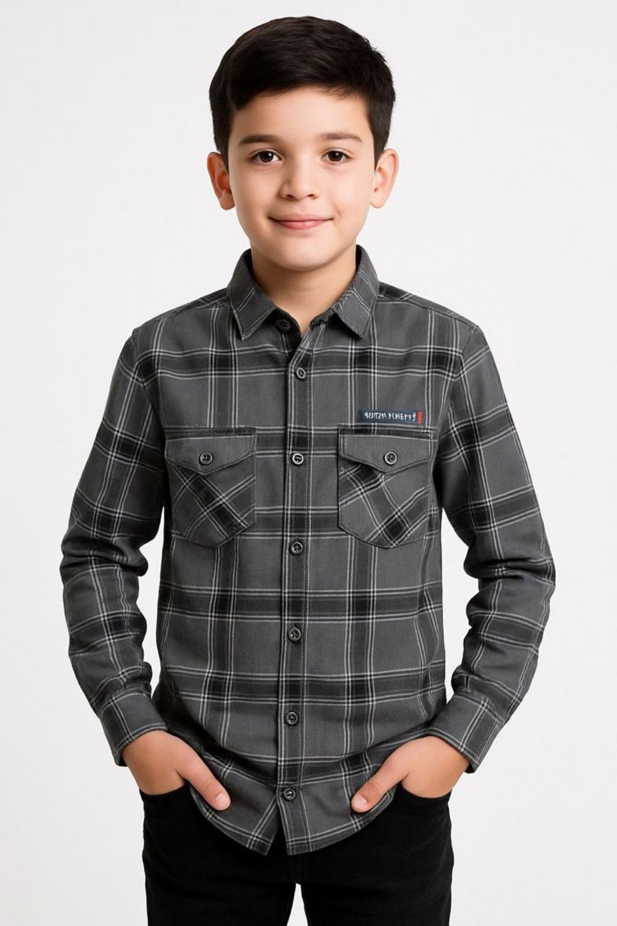 Kids Yarn Dyed Chex Shirt