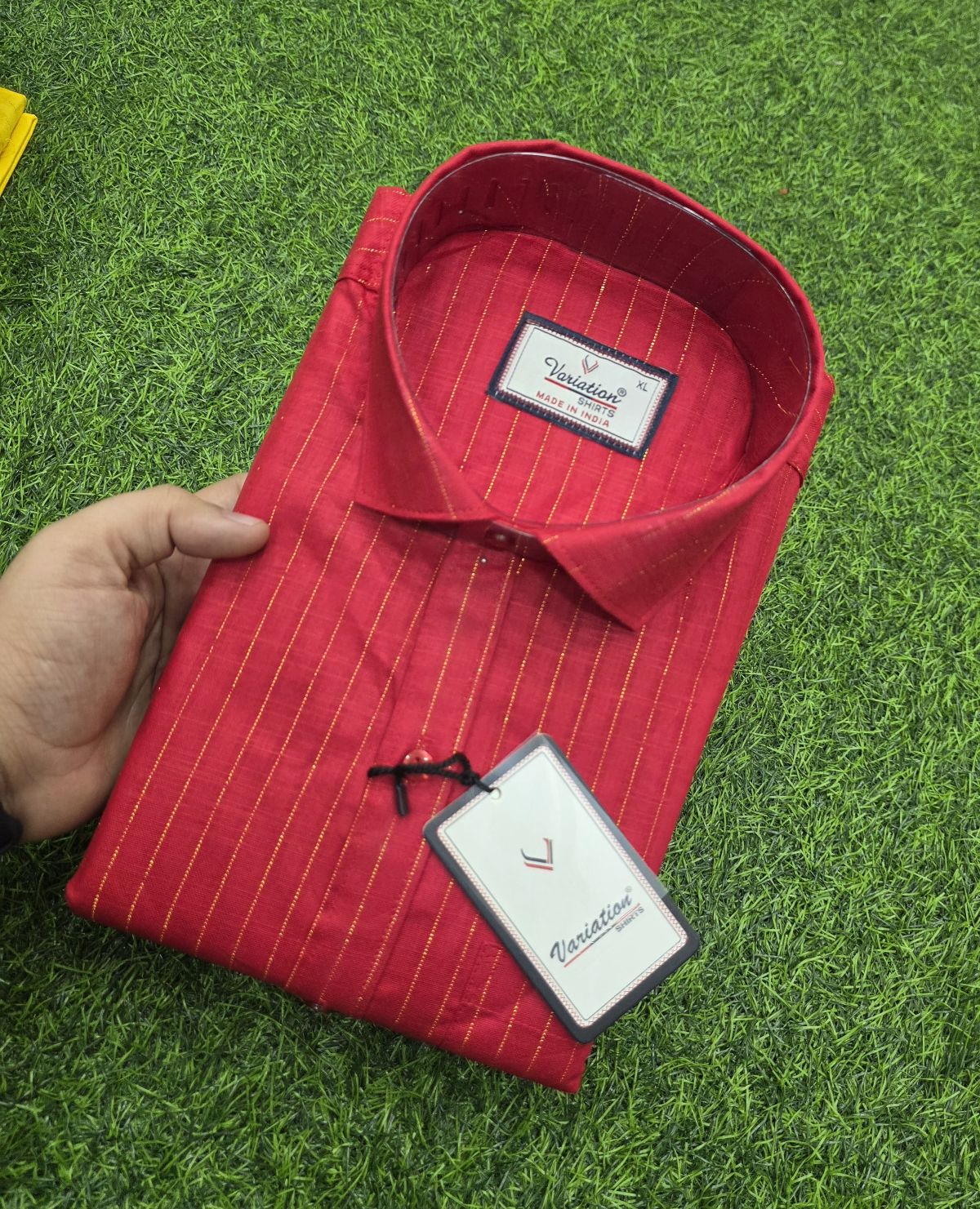 Variation Papper Cotton Stripes Men's Shirts
