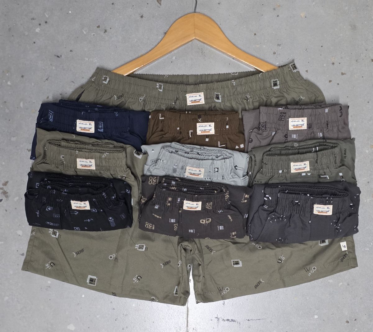 Pro-Noun Both Side Laffer Men's Shorts (Clone) (Clone) (Clone)