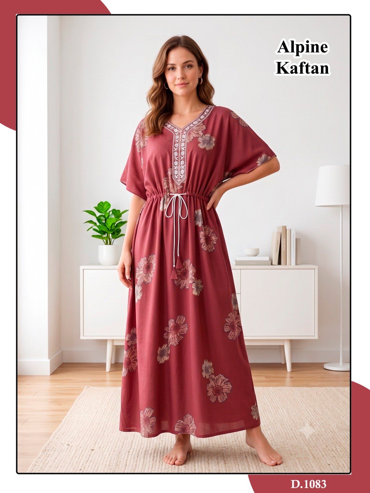 Women Alpine Premium Nighties Kaftan Fancy Pattern