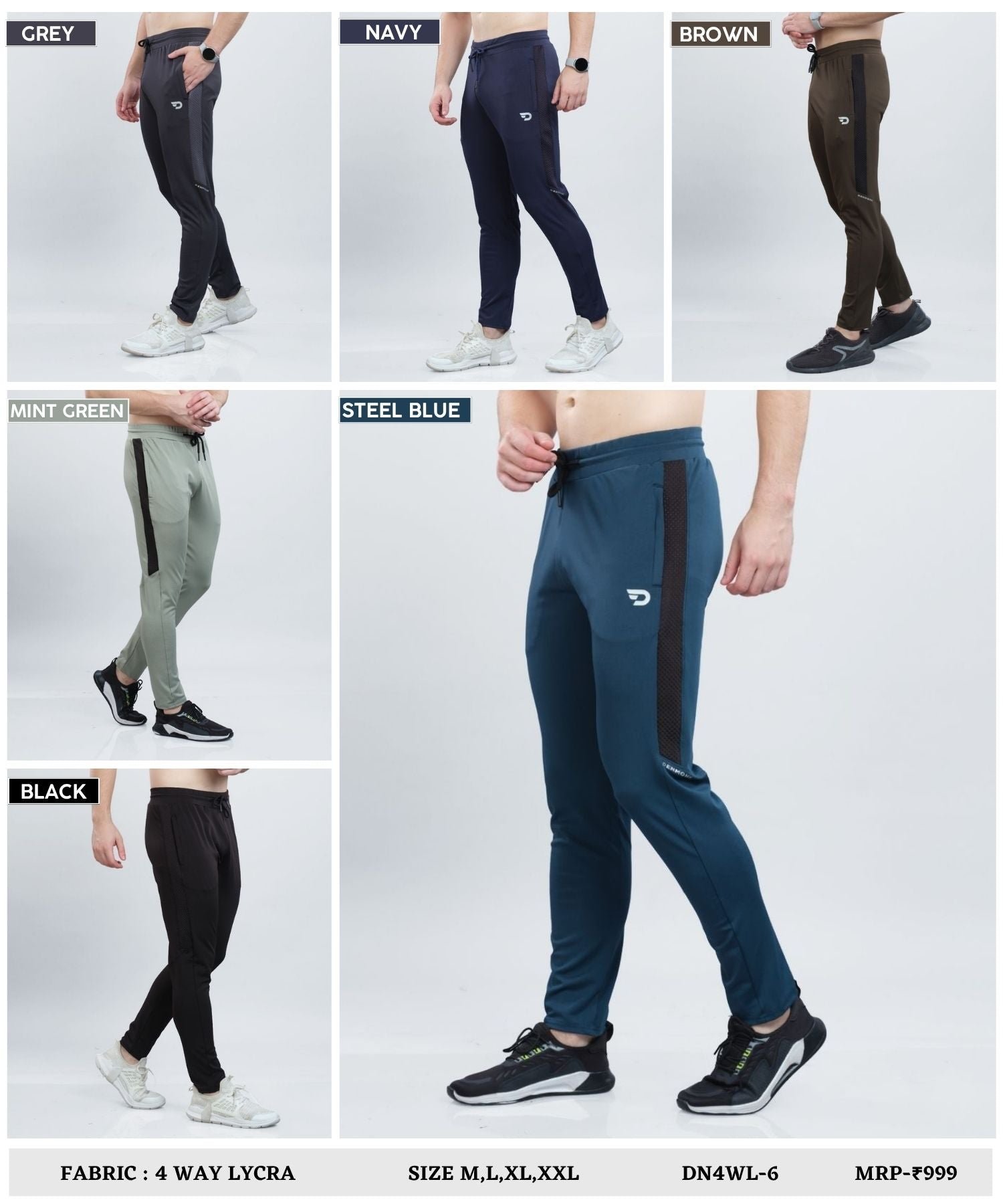 Imported 4way Taiwan Lycra Lower ( 280 GSM)