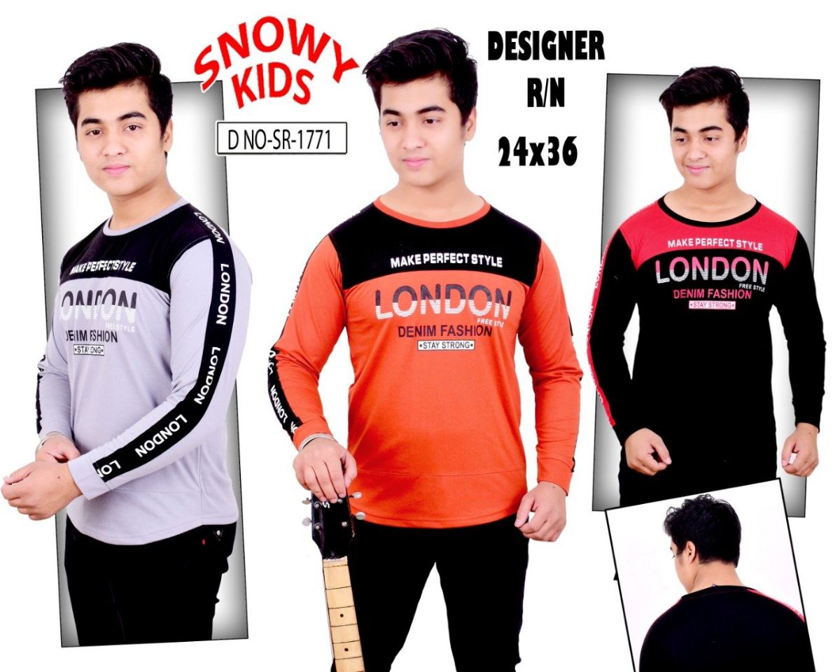 Kids Full Sleeve T-shirts - SR-1771