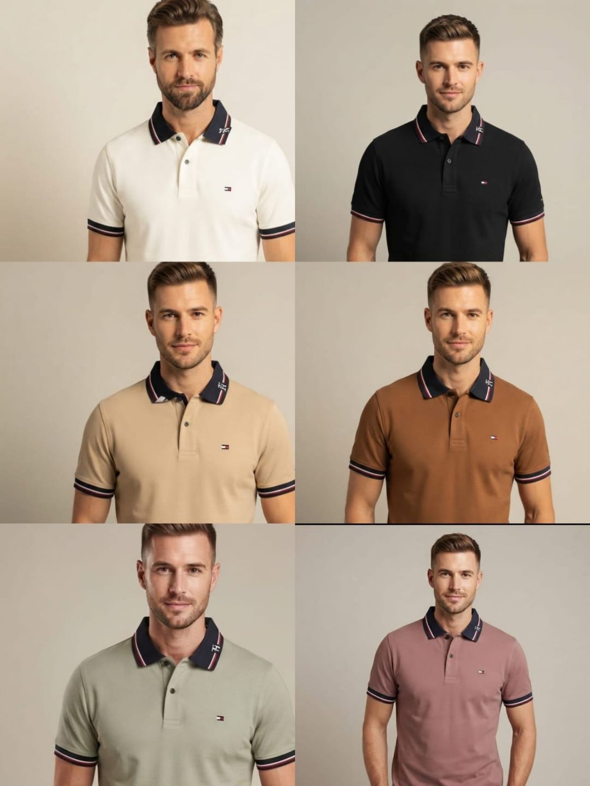 Polo Collared Neck T-shirts For Men's