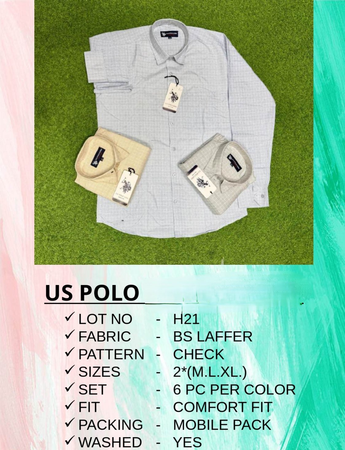 Men's Shirts- US POLO