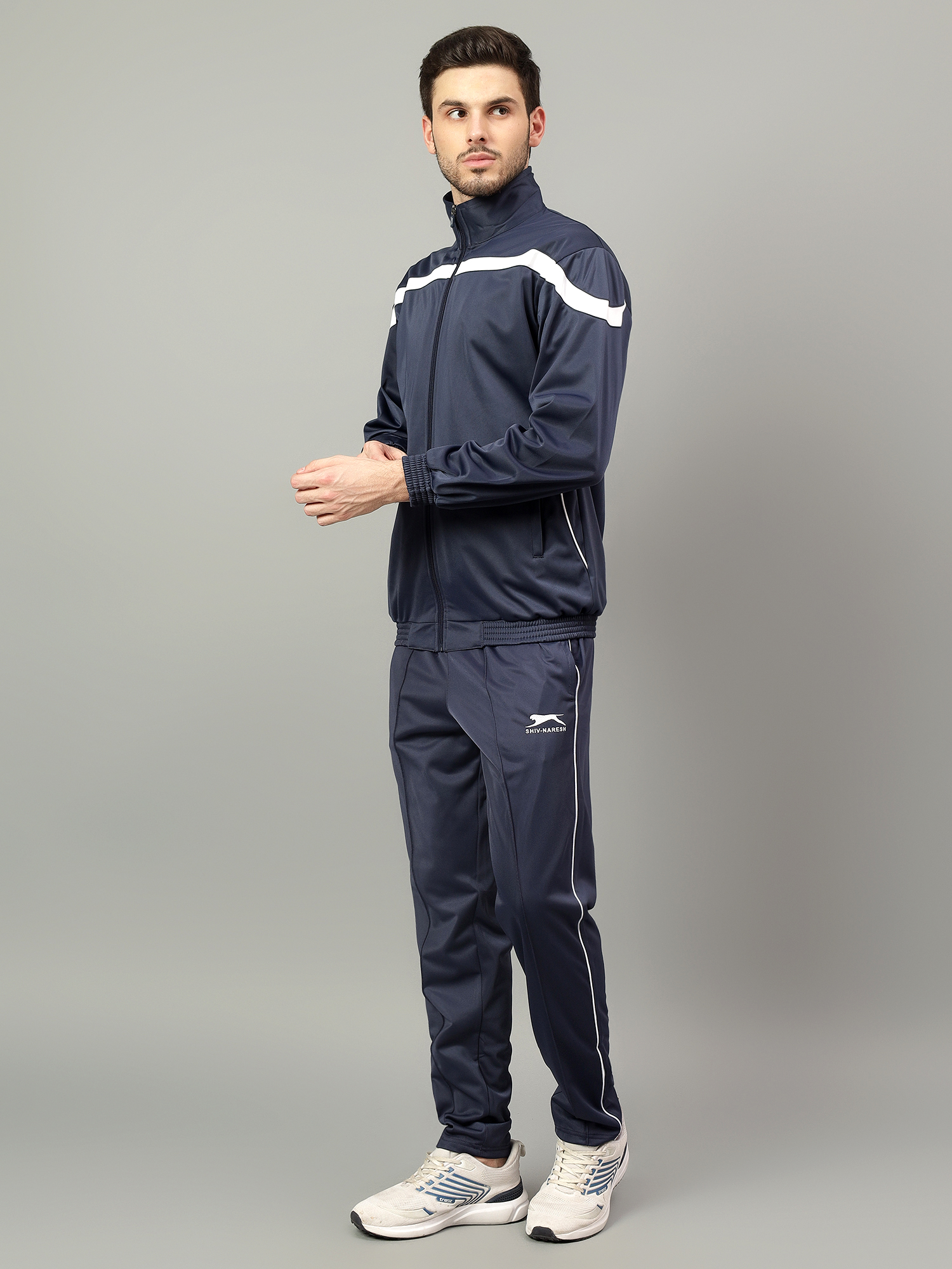 Men's Tracksuit  461B-TP-Navy/White-L