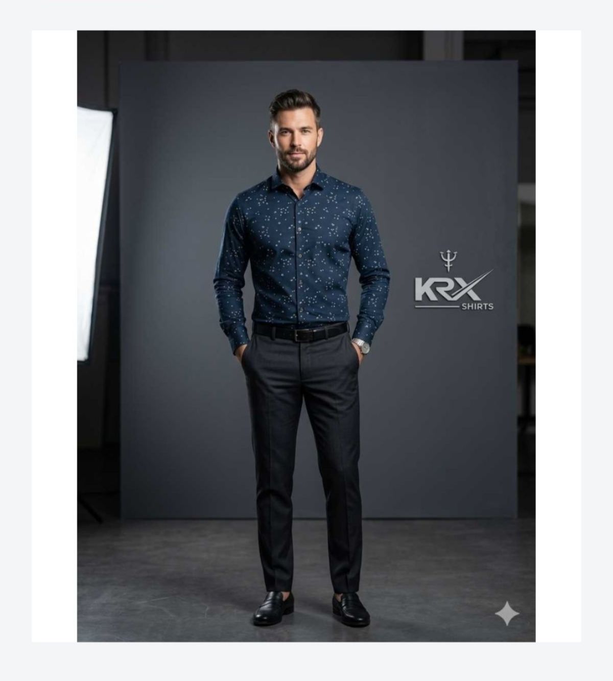 KRX Men's Cotton Poly Shirts Printed