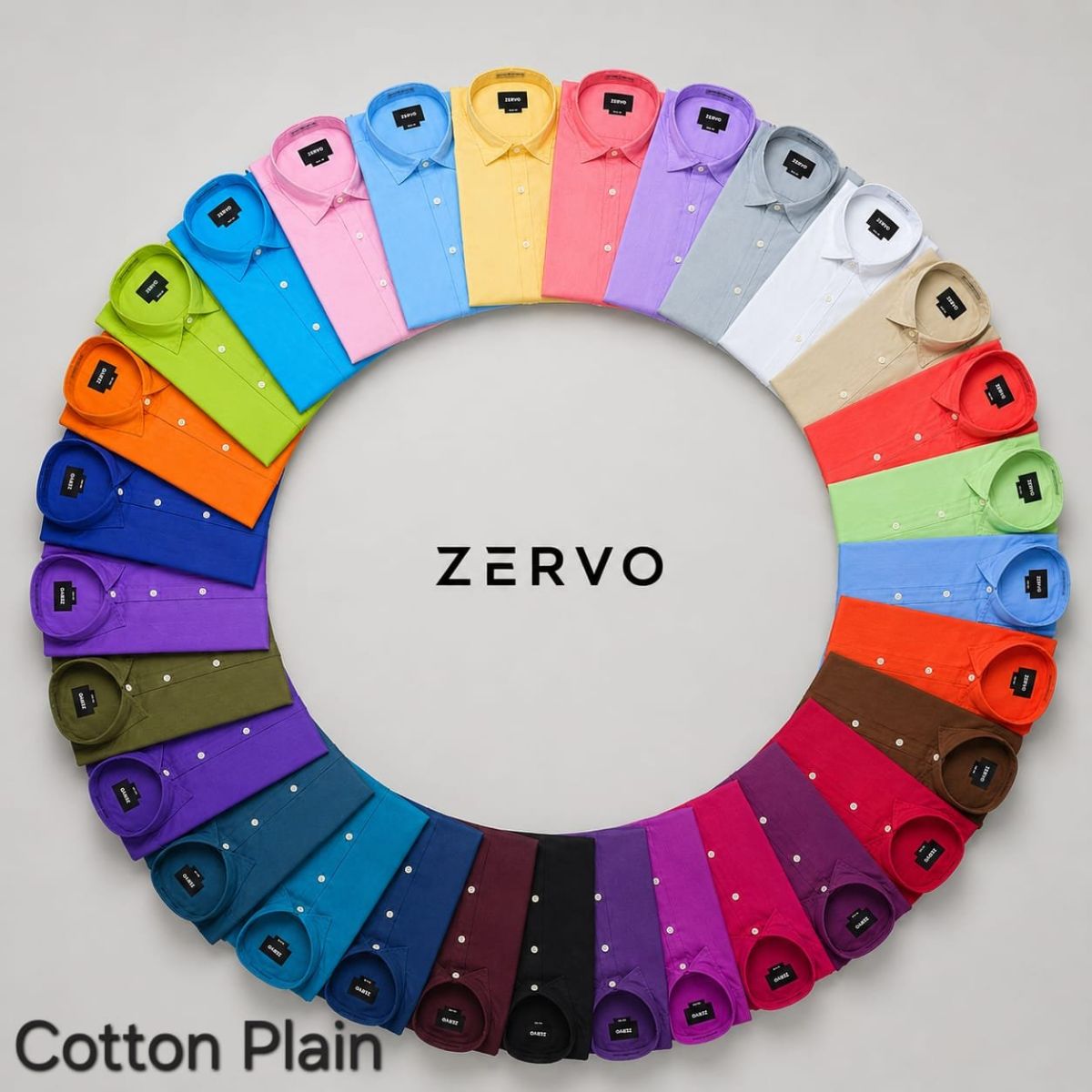 Zervo Men's TFO Cotton Oxford Shirts