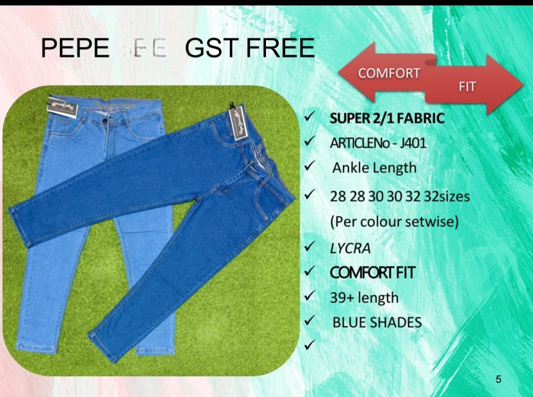 Men's Denim Jeans- Pepe