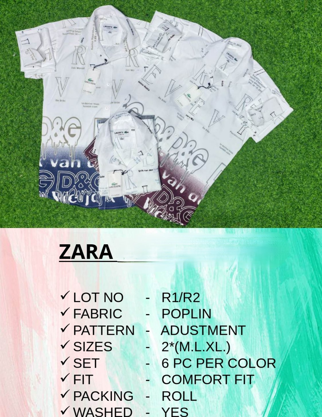 Men's Shirts- ZARA