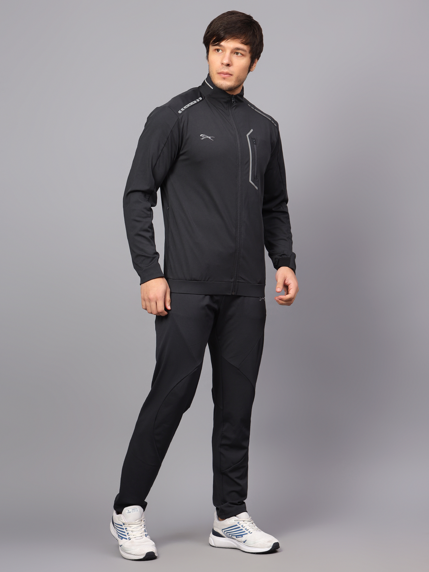 Men's Tracksuit  SNTSW110M-Charcoal Grey-L