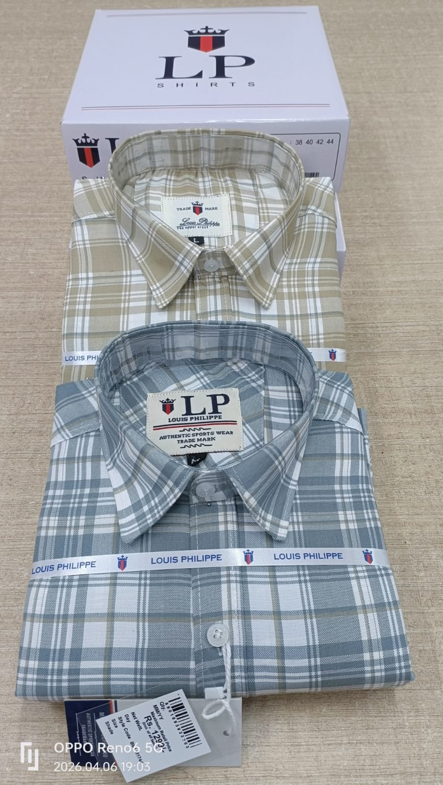 Men's Shirts Oxford check