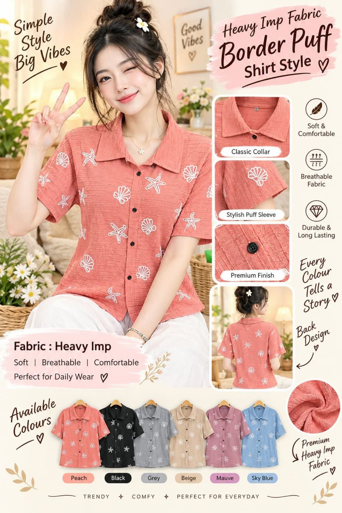 Women's Puff Shirts