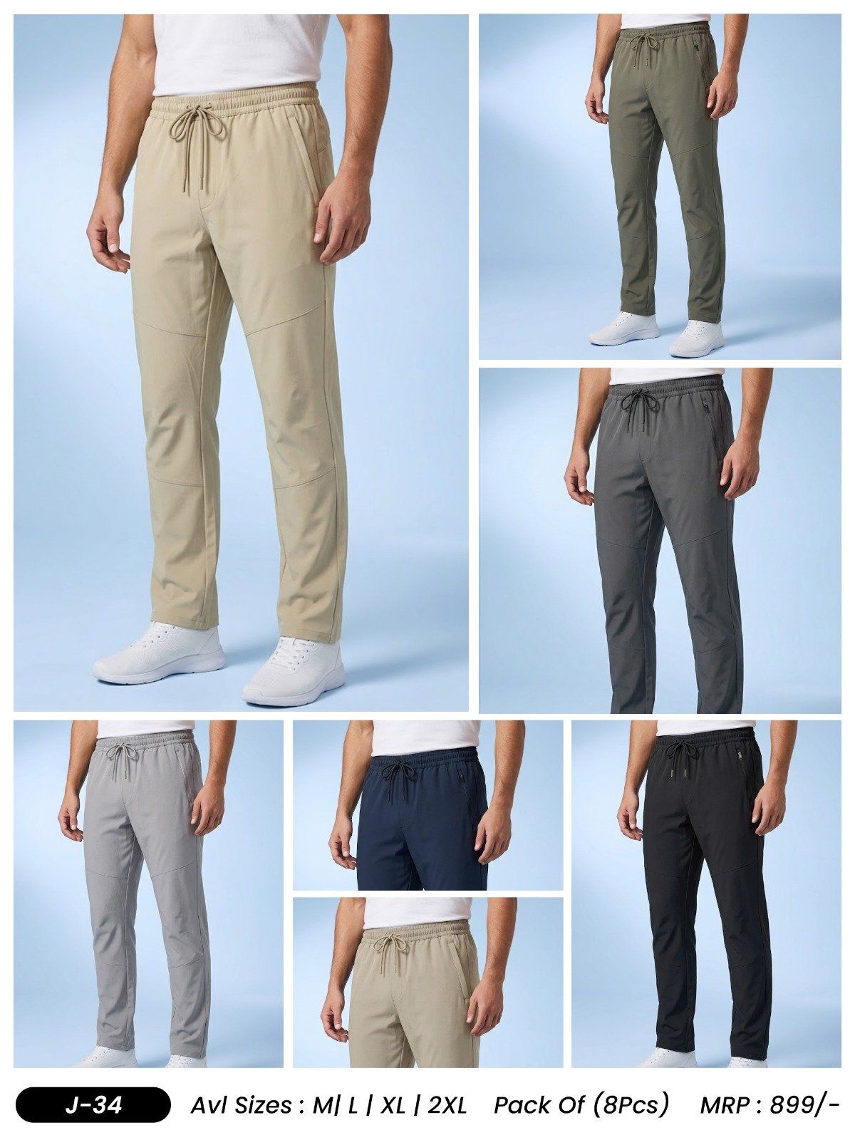 Men's Trackpants- QR-34C