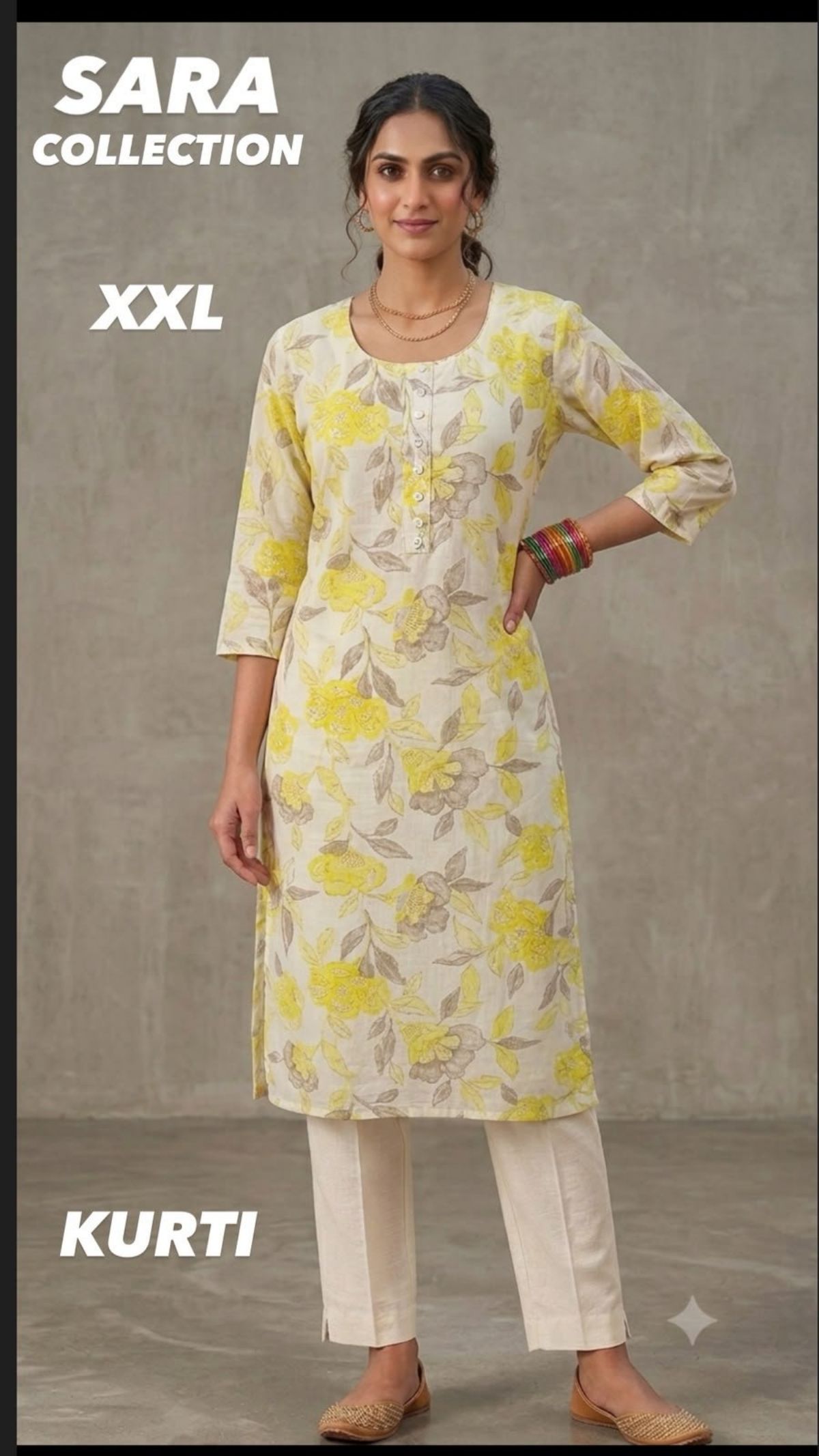 Women's Printed Cotton Kurti
