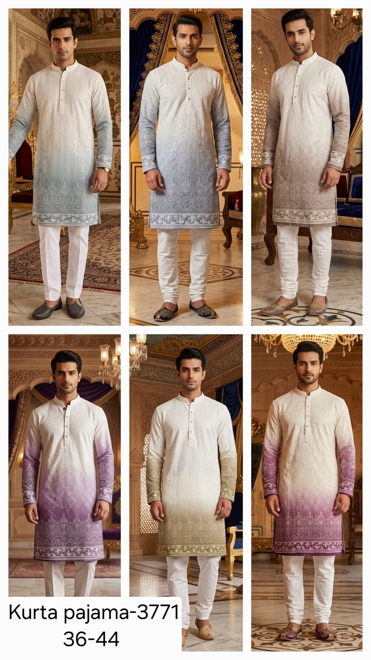 Variation Men's Ethnic Kurta Set-3771
