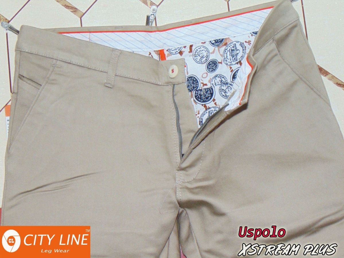Men's cotton Knitted Premium Cream Pant- 9078