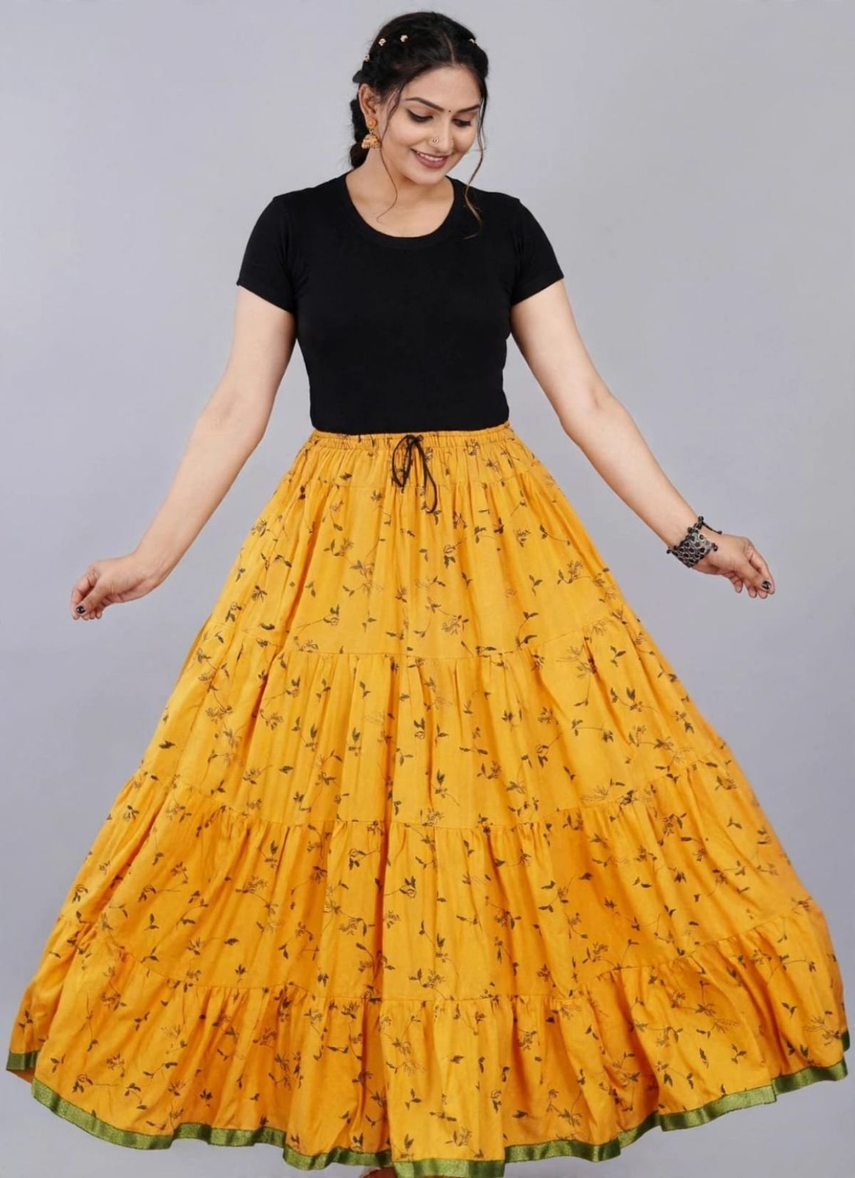 Women's Printed Cotton Skirts