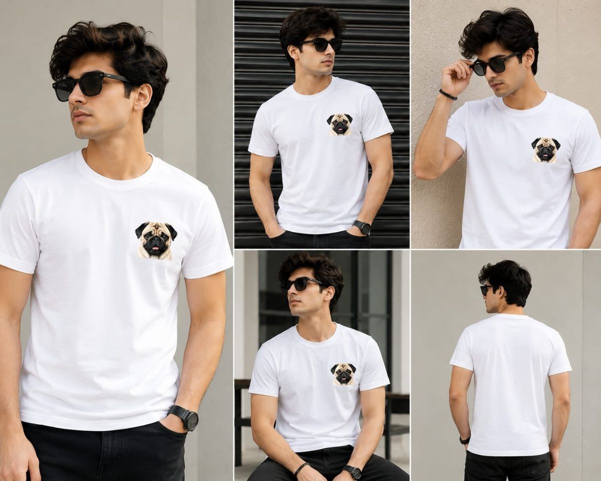 Cotton Blend Printed Unisex T-Shirts
