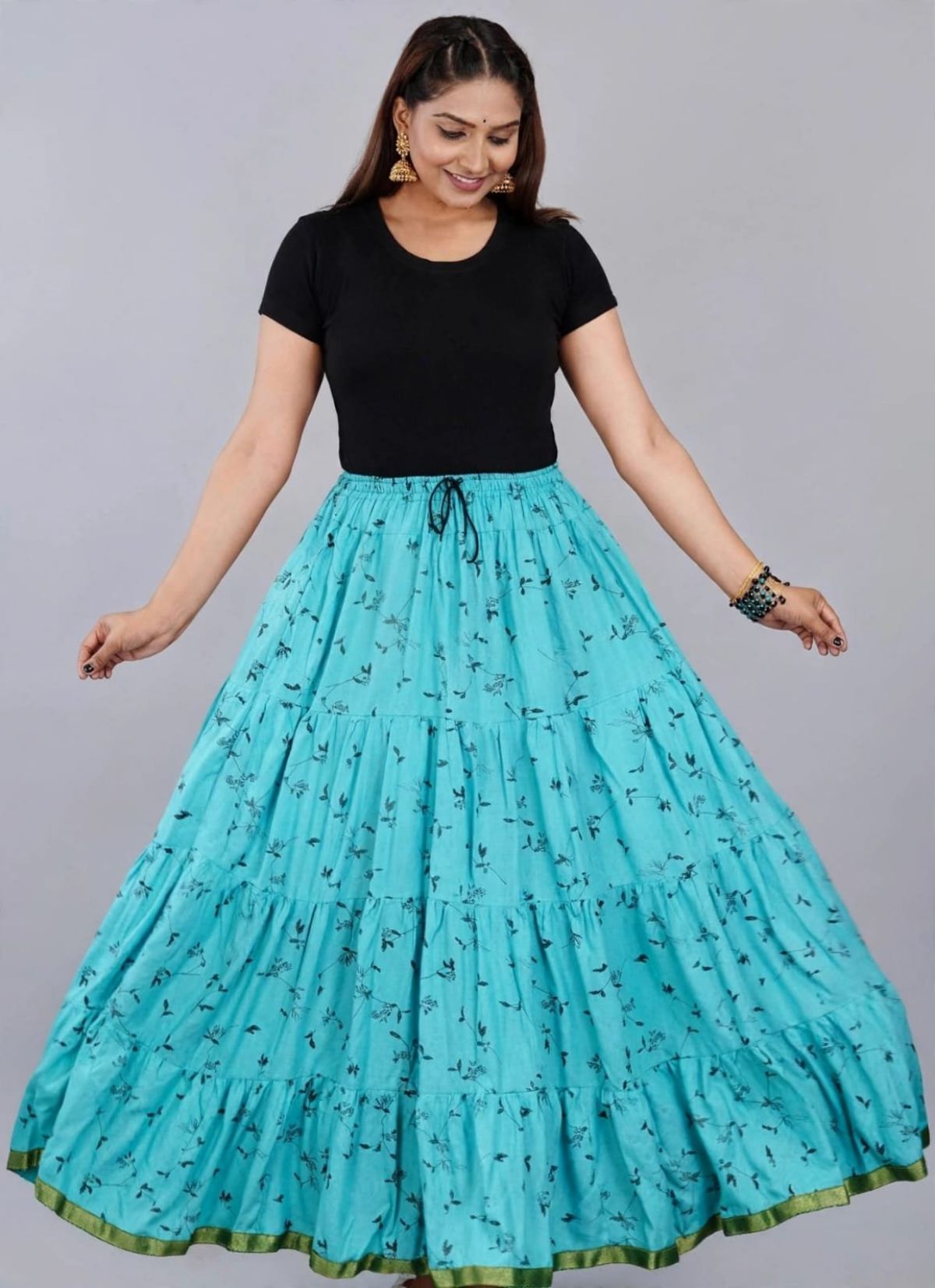 Women's Printed Cotton Skirts