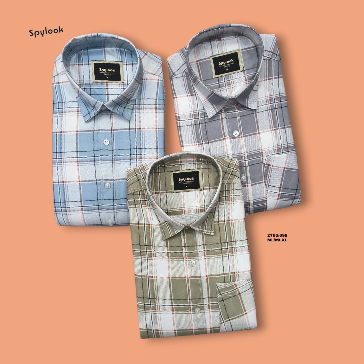 ML CREATION SPYLOOK CHECK SHIRT 2765/ML