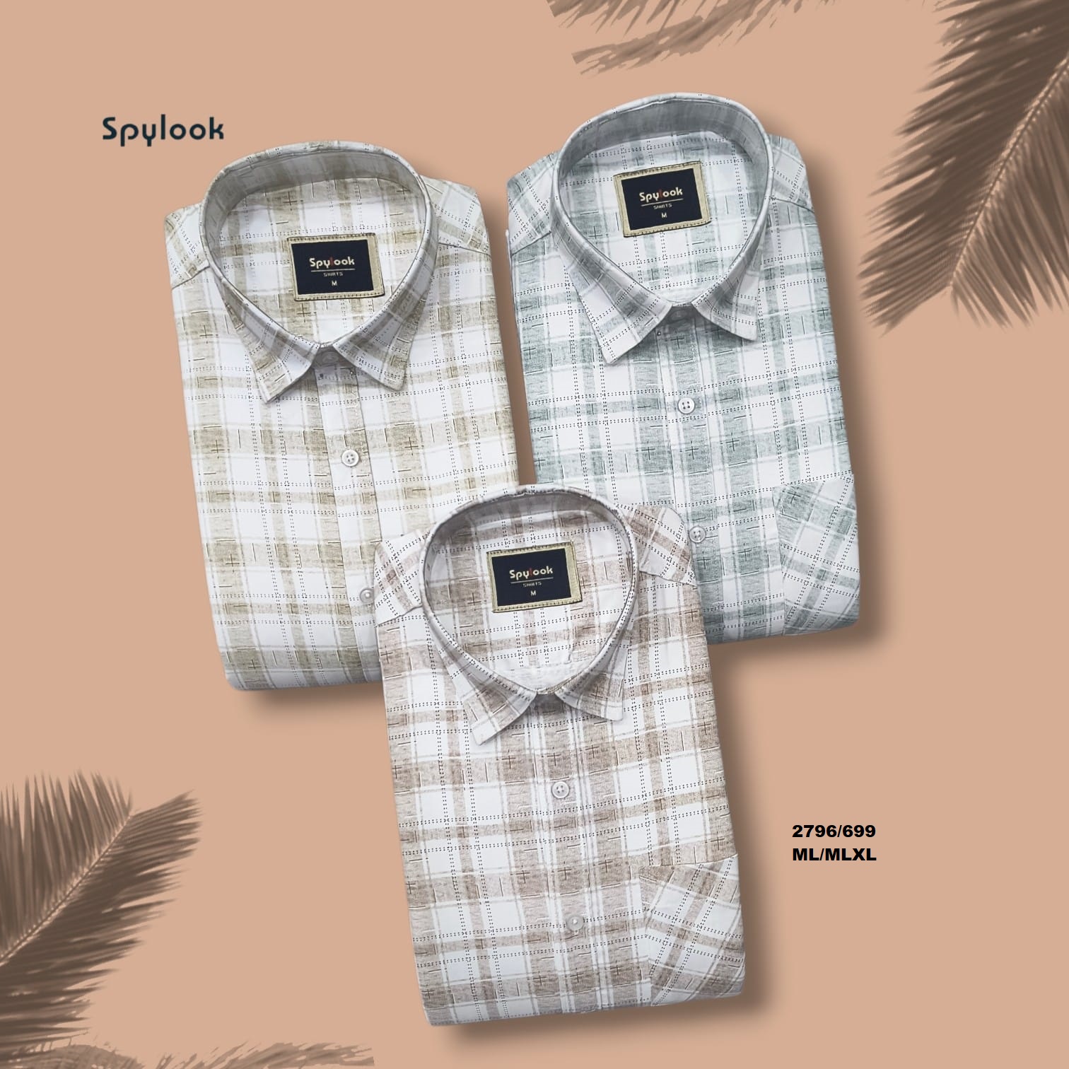 ML CREATION SPYLOOK CHECK SHIRT 2796/ML