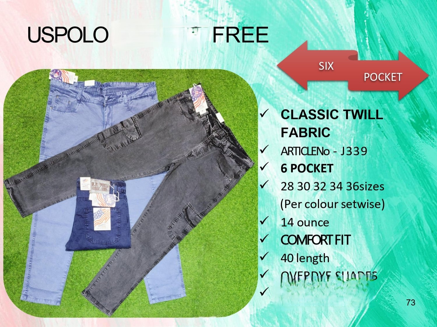 Men's Denim Jeans- USPOLO
