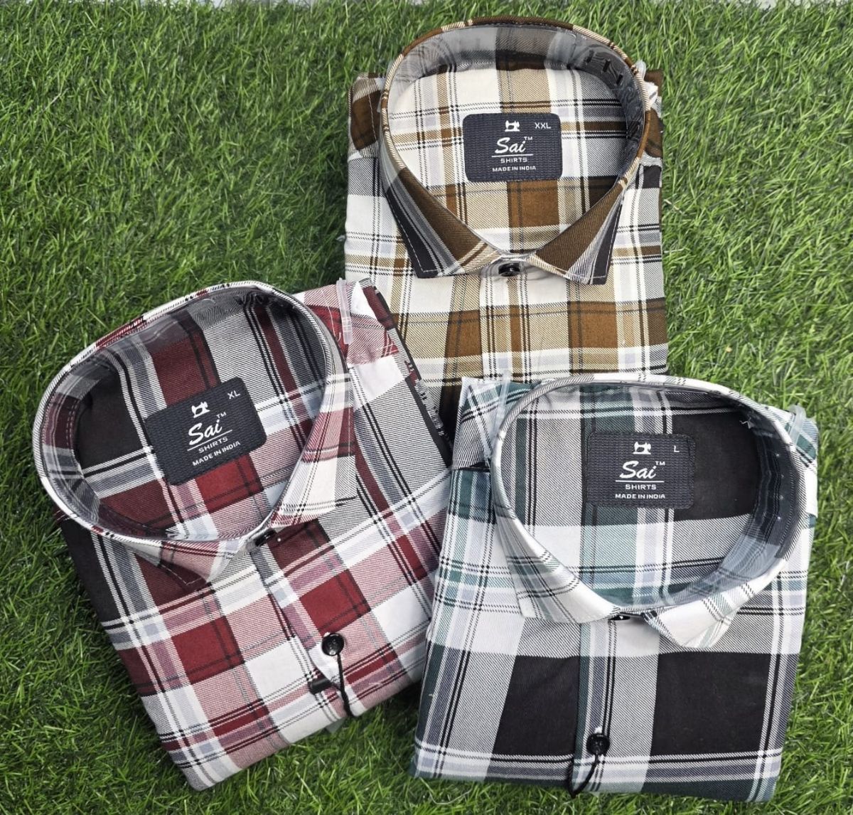 Indigo checks Men's Shirts