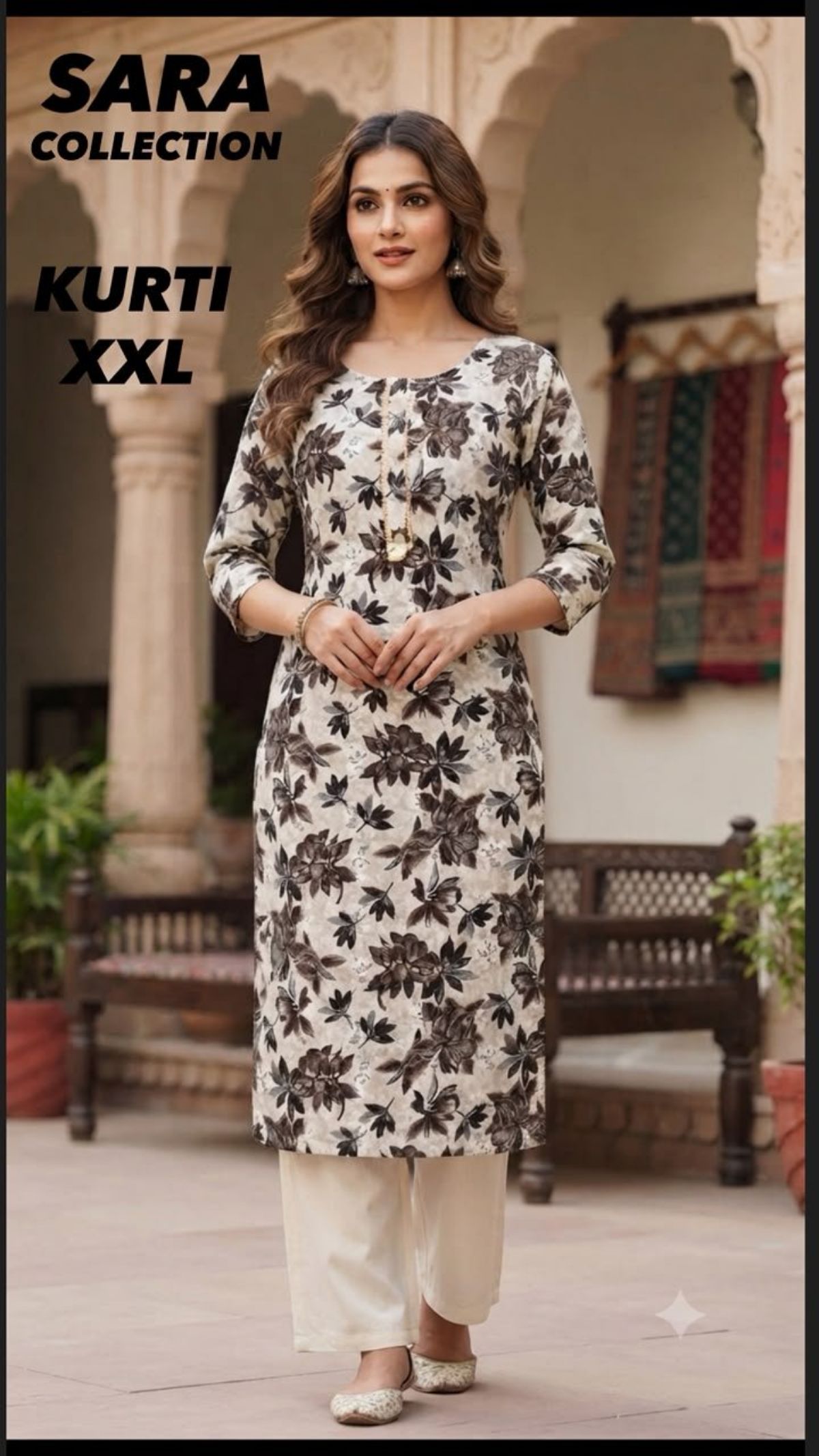 Women's Printed Cotton Kurti