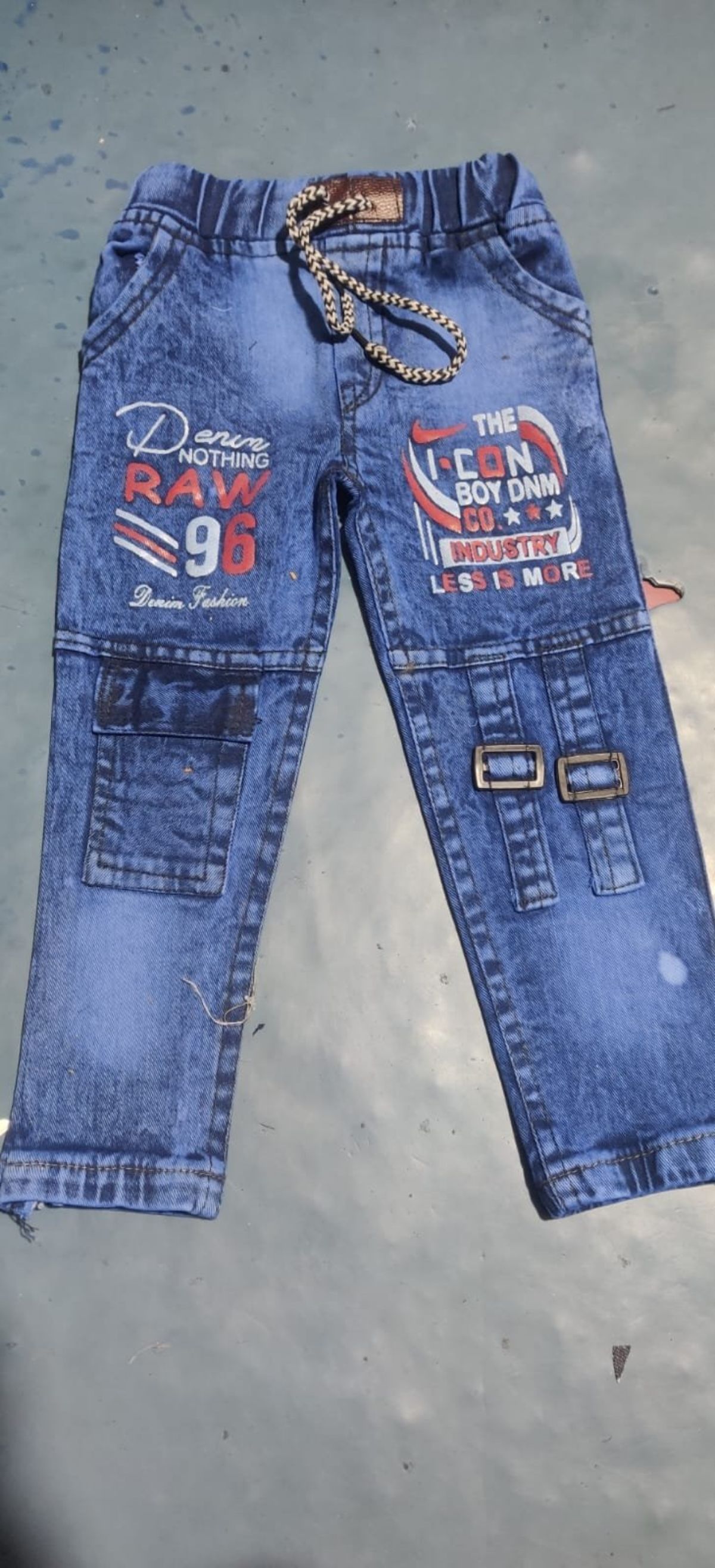 SG Fashion Kids Boys Jeans Set- Blue