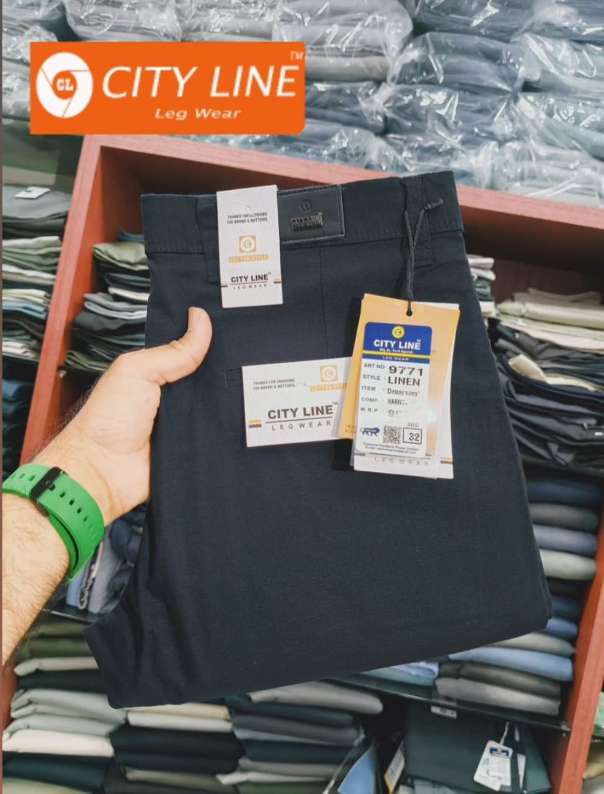 Men's Premium Linen Cotton  Formal Trousers