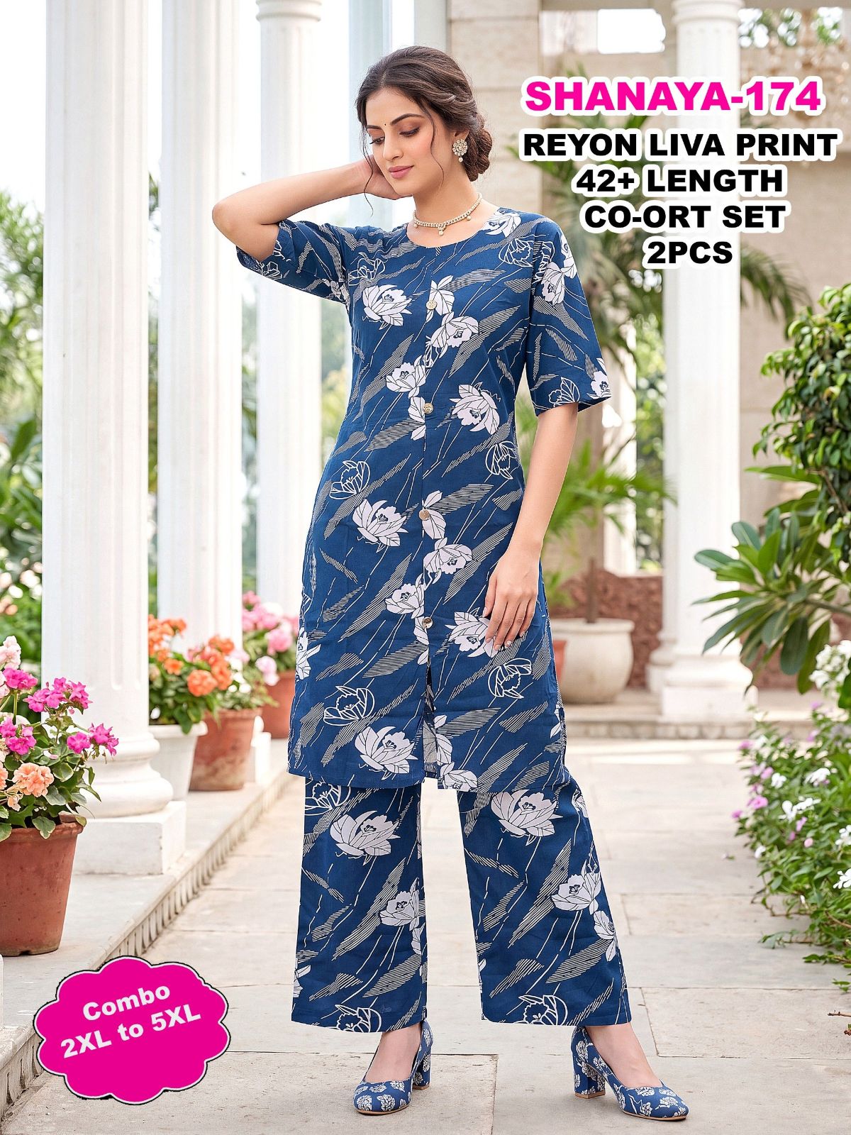 Shree Surbhi Women's Ethnic Wear Co-ord Set- Shanaya-174