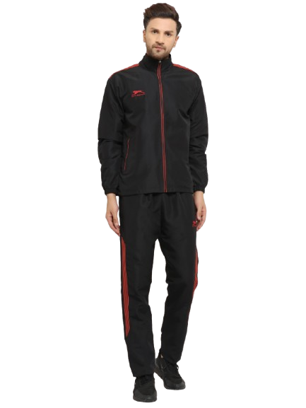 Men's Tracksuit  497A-Black/Red-XL-TZ