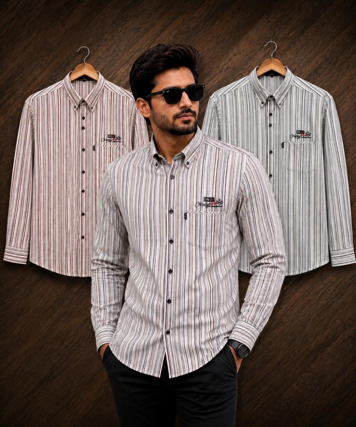 Never Down Men's Cotton Linen Shirts