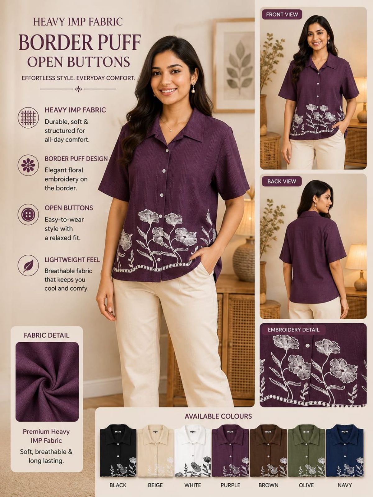 Women's Zakat Patch Shirts-0322