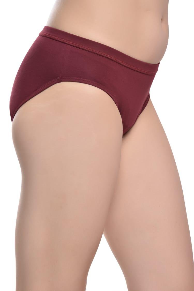 Teusy Women Leak Proof Period Panty Set (Maroon)