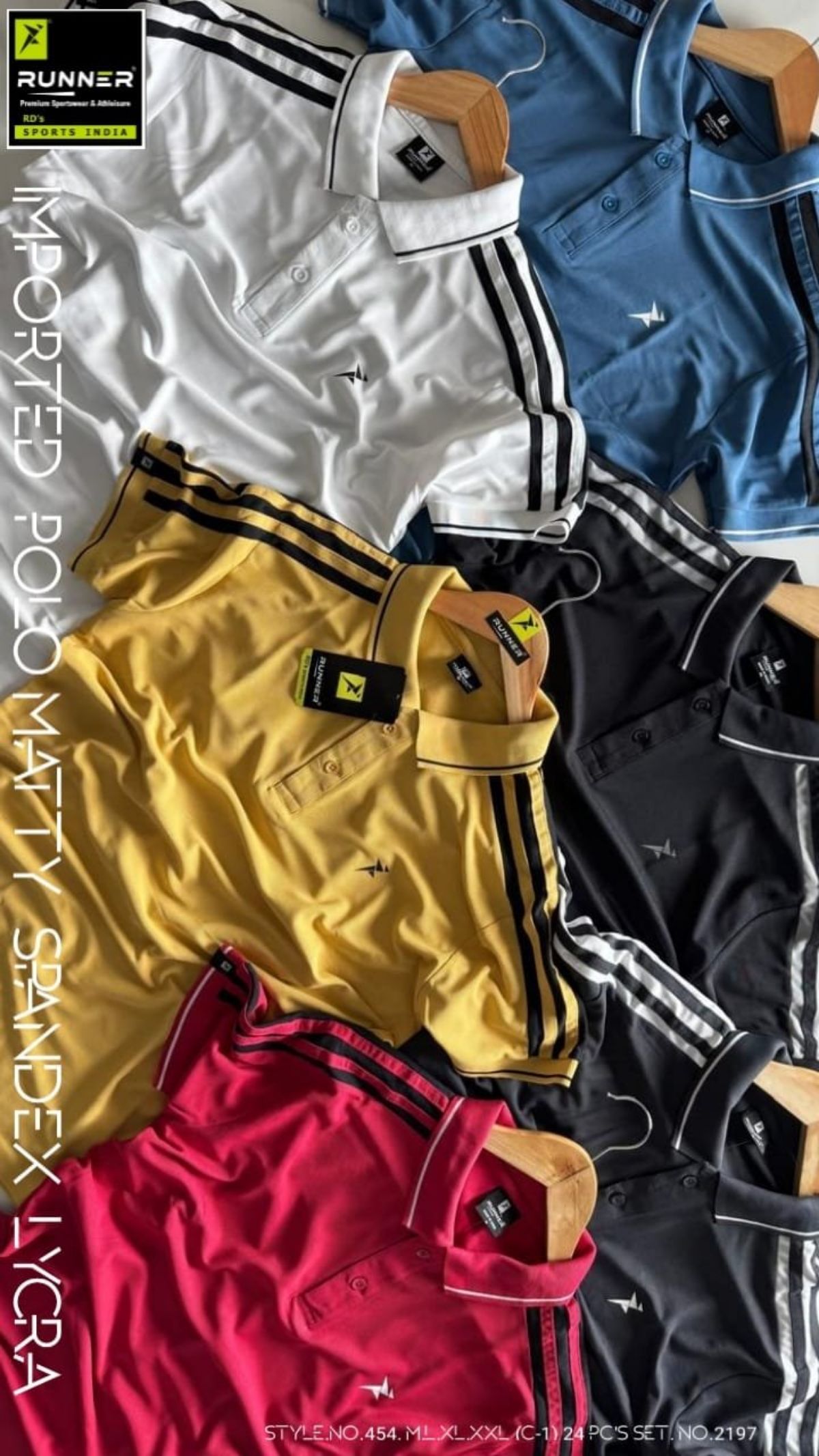 Men's Polo T-shirts Set D No- 454 C-2