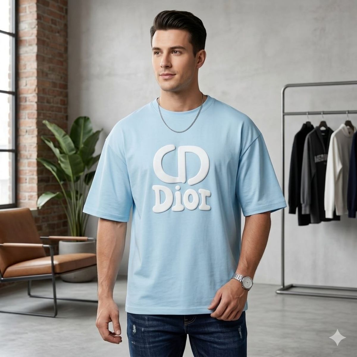 Magicfit Men's Half Sleeve T-shirts -OB FC AIR DIOR