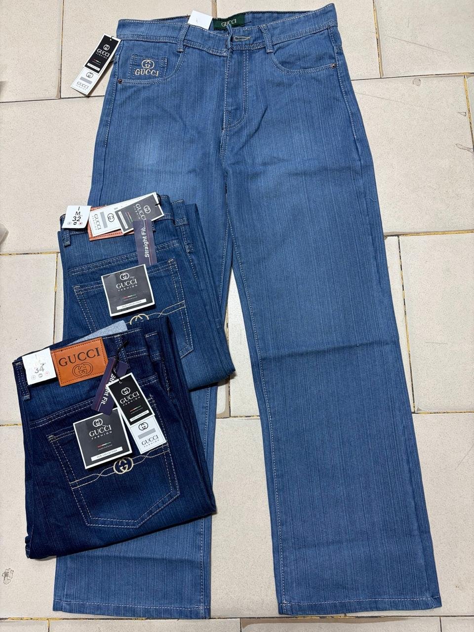Men's slub Jeans non lycra straight fit