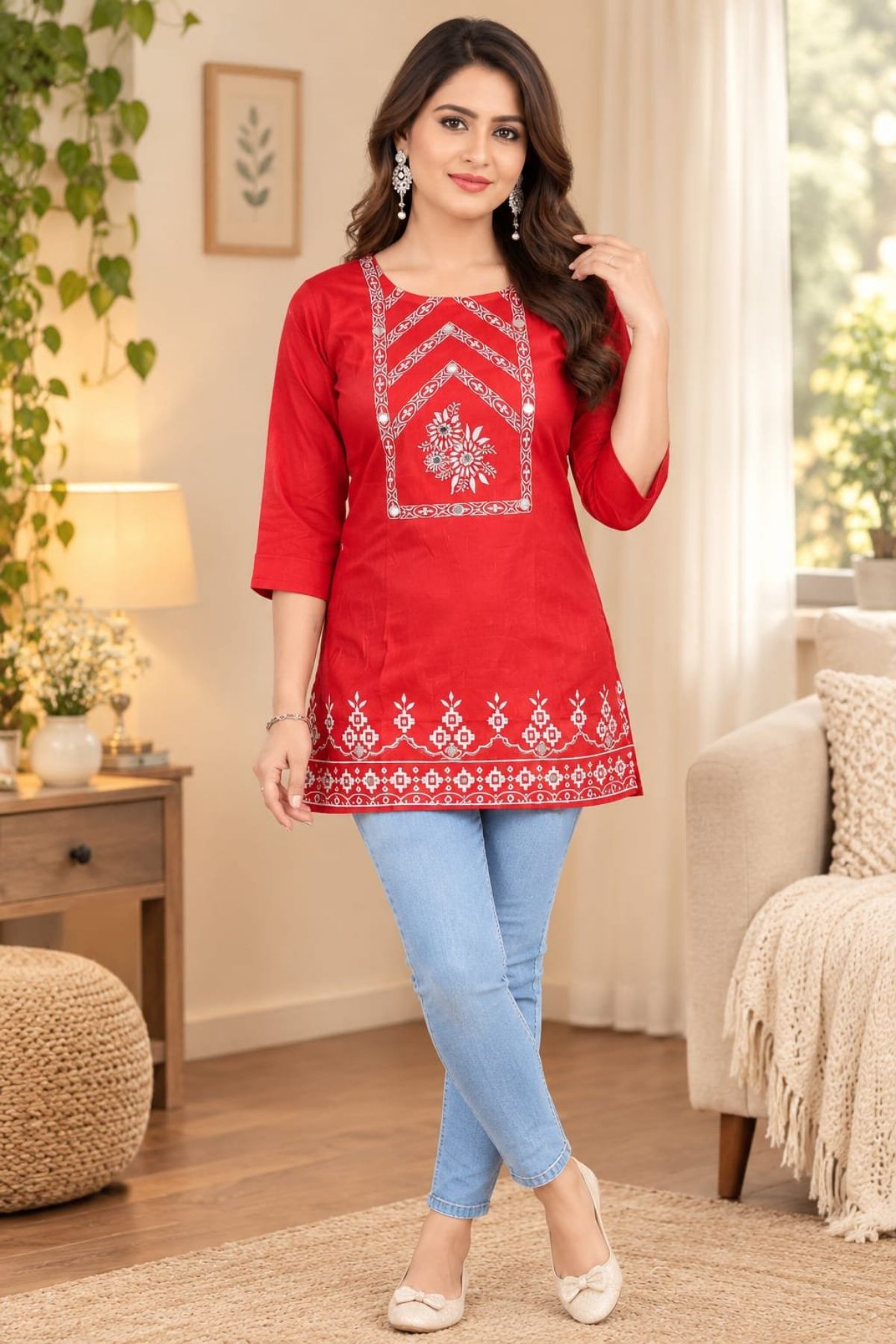 Women's Rayon Short Kurti