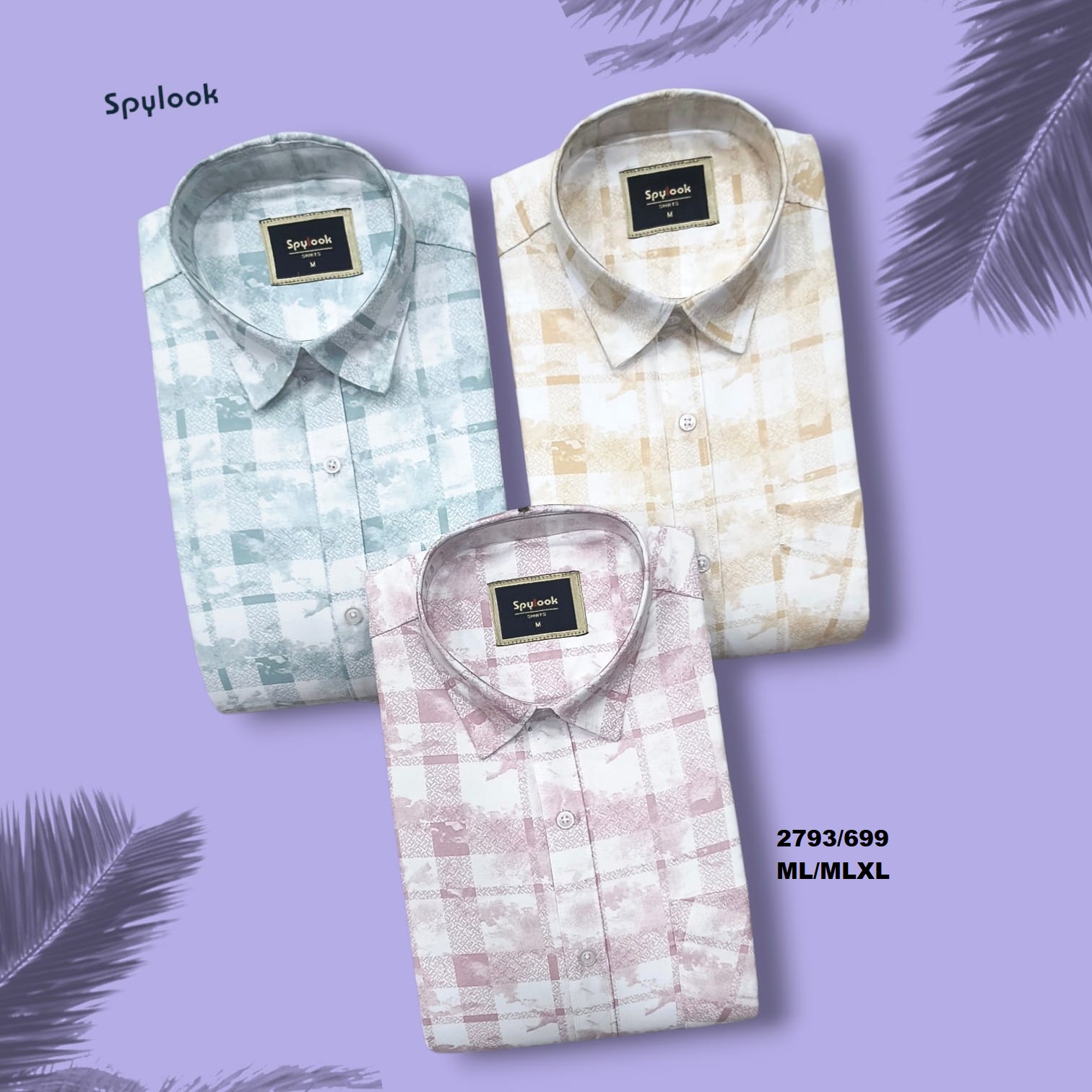 ML CREATION SPYLOOK CHECK SHIRT 2793/ML