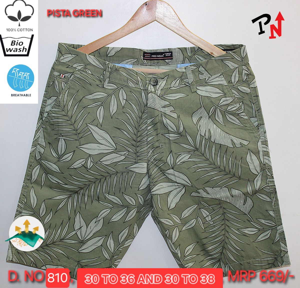 Pro-Noun Men's Shorts - 810 (30-36)