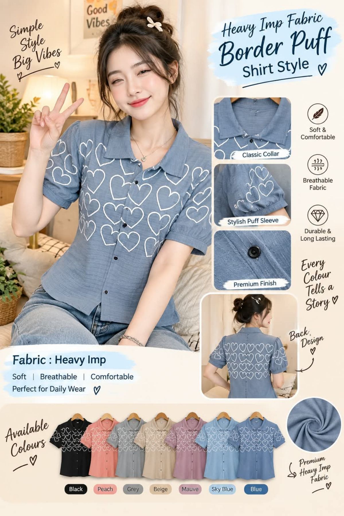 Women's Puff Shirts