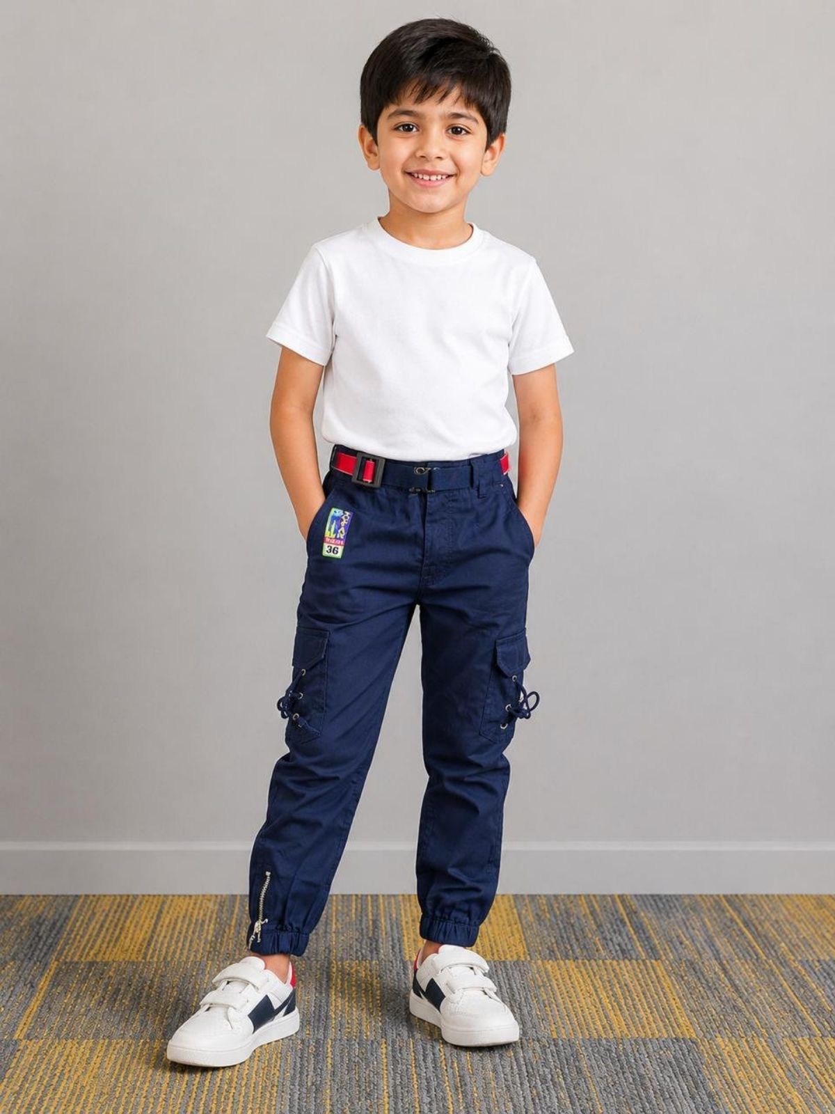 SG Fashion Kids Boys Cargo Pants Set (26-30)
