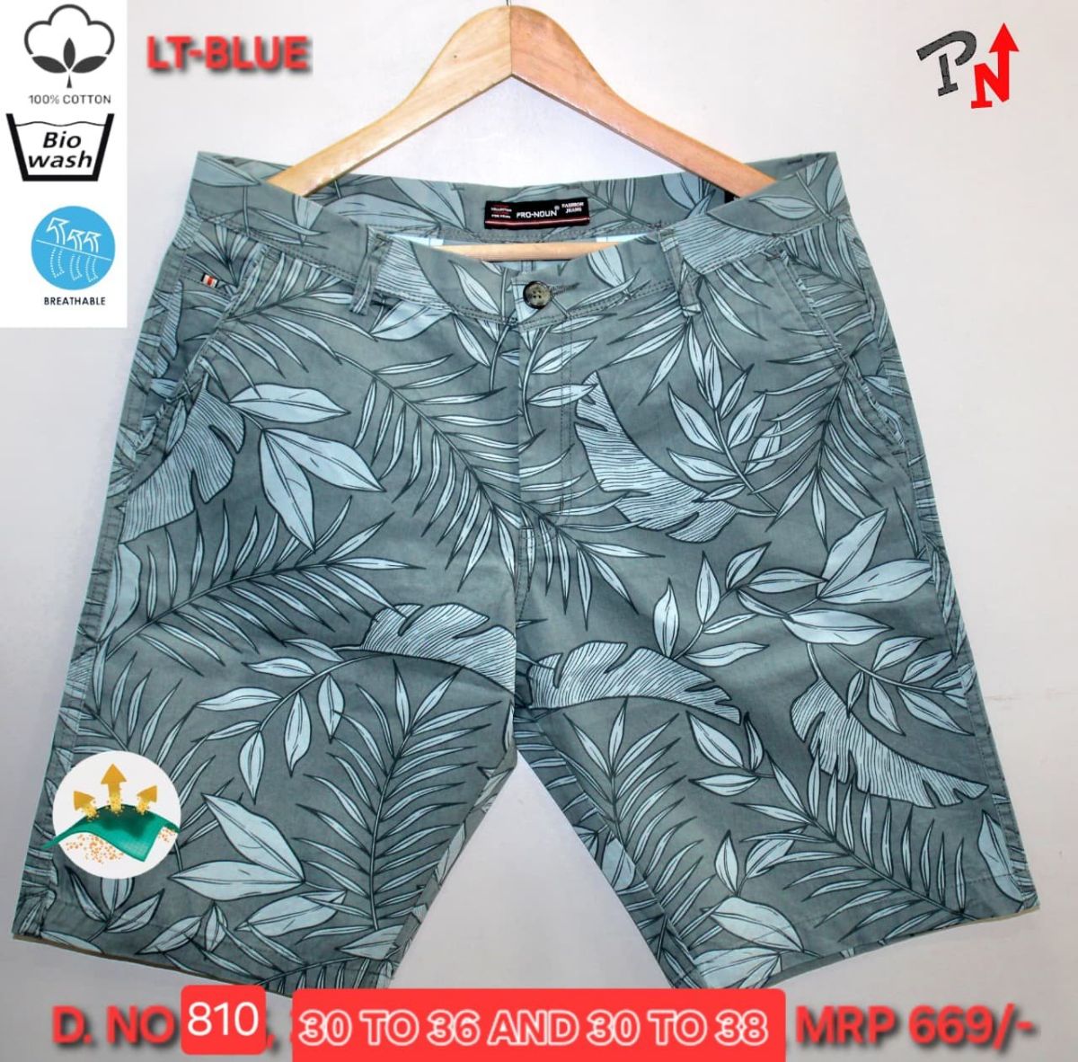 Pro-Noun Men's Shorts - 810 (30-36)