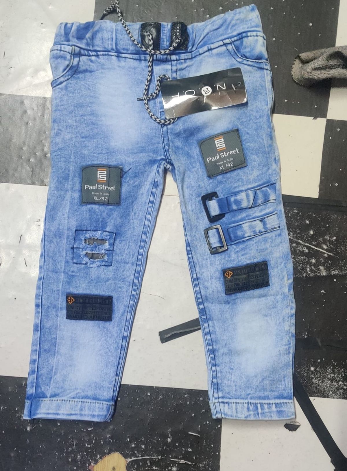 SG Fashion Kids Boys Jeans Set- Lt Blue