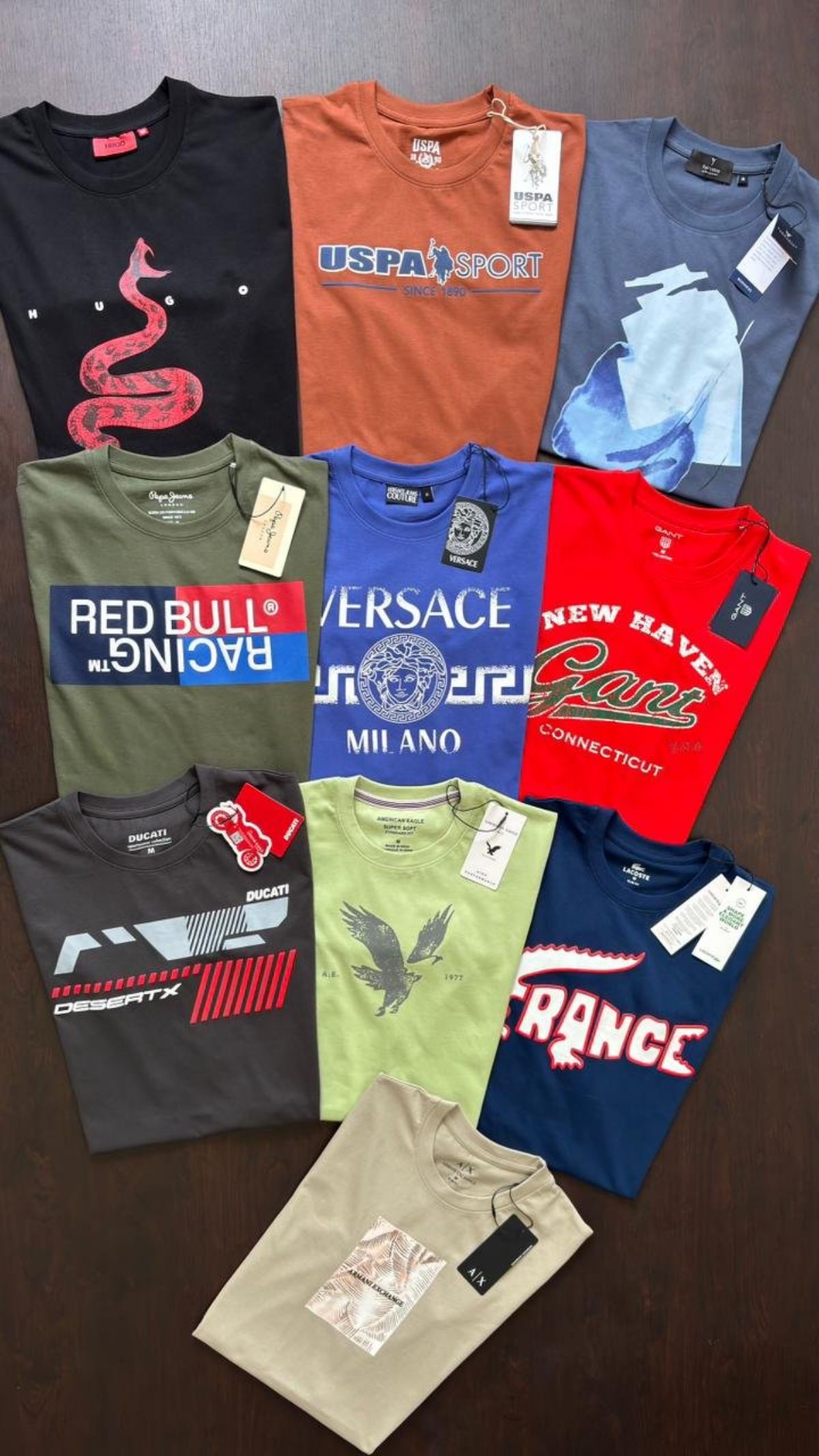 10 BRANDS 10 DESIGN PREMIUM QUALITY PRINTED ROUND NECK