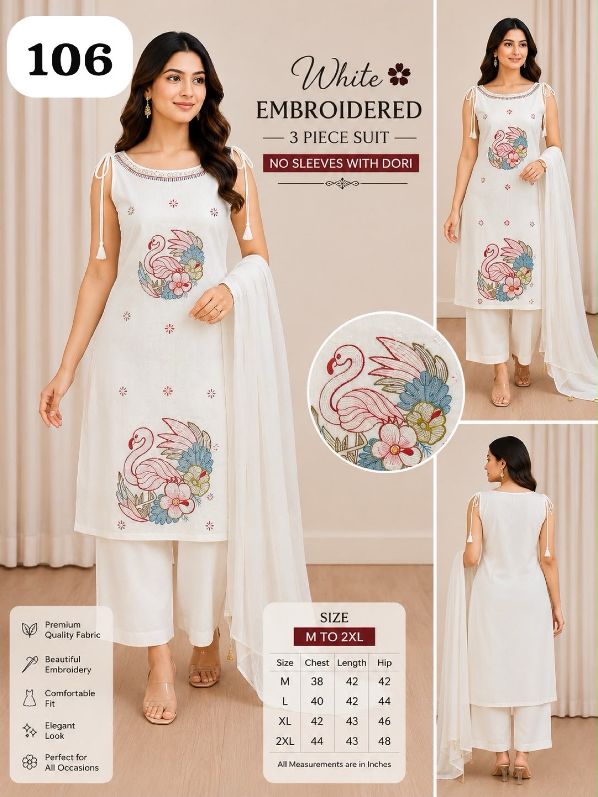 Cotton 3 Pcs Set