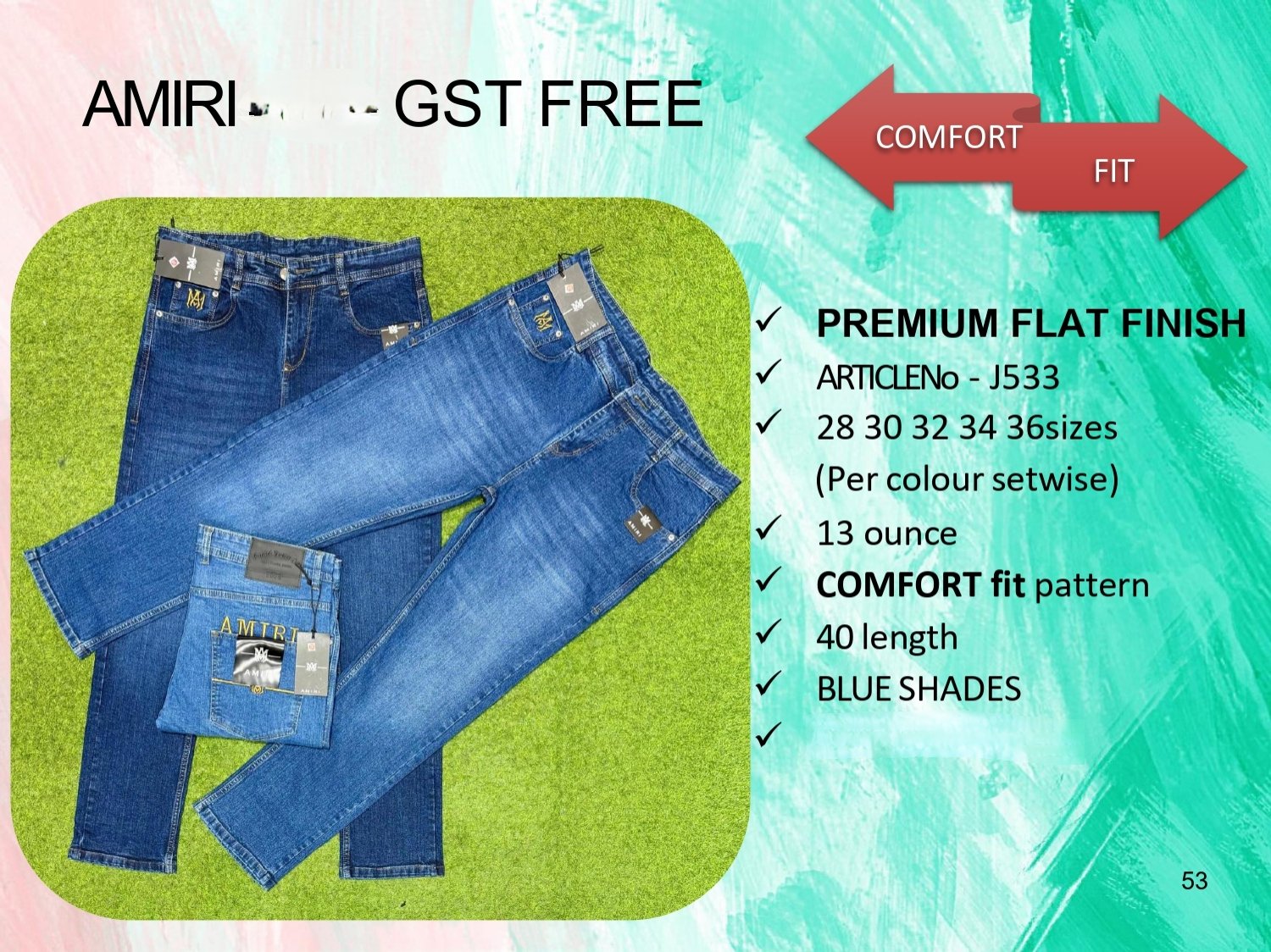 Men's Denim Jeans- AMIRI